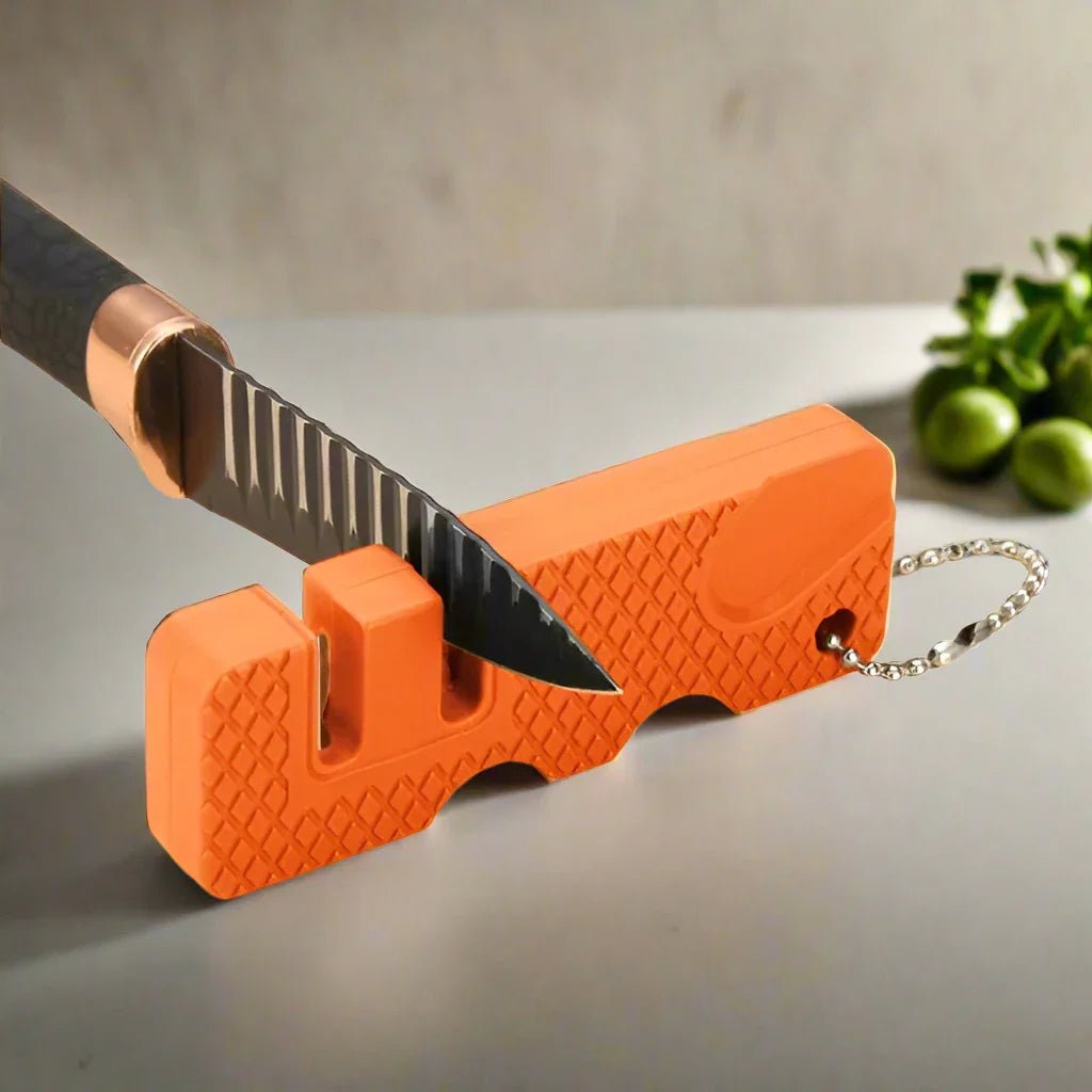 MiniOutdoorsKnifeSharpener™ - Orange - Expériences en plein air