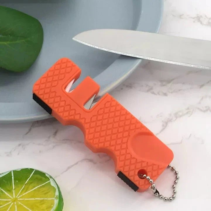 MiniOutdoorsKnifeSharpener™ - Orange - Expériences en plein air