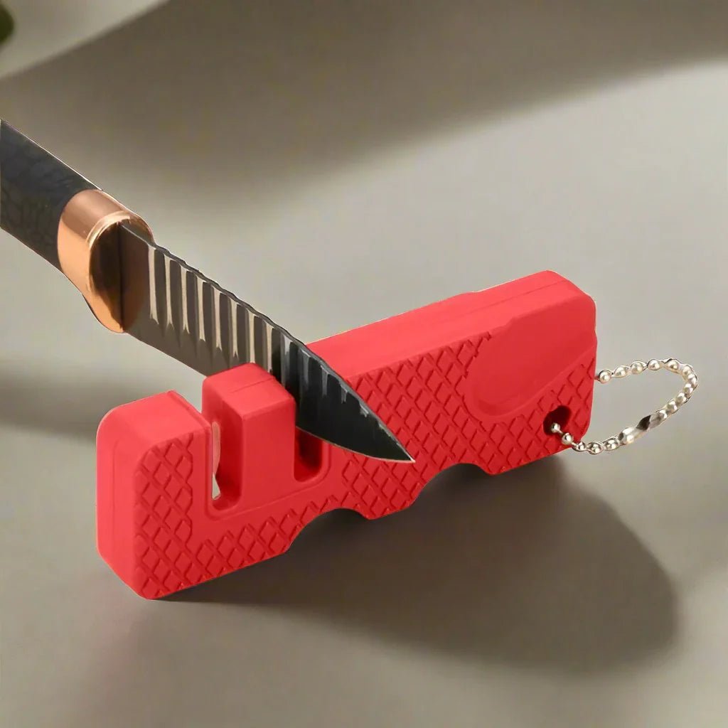 MiniOutdoorsKnifeSharpener™ - Rouge - Expériences en plein air