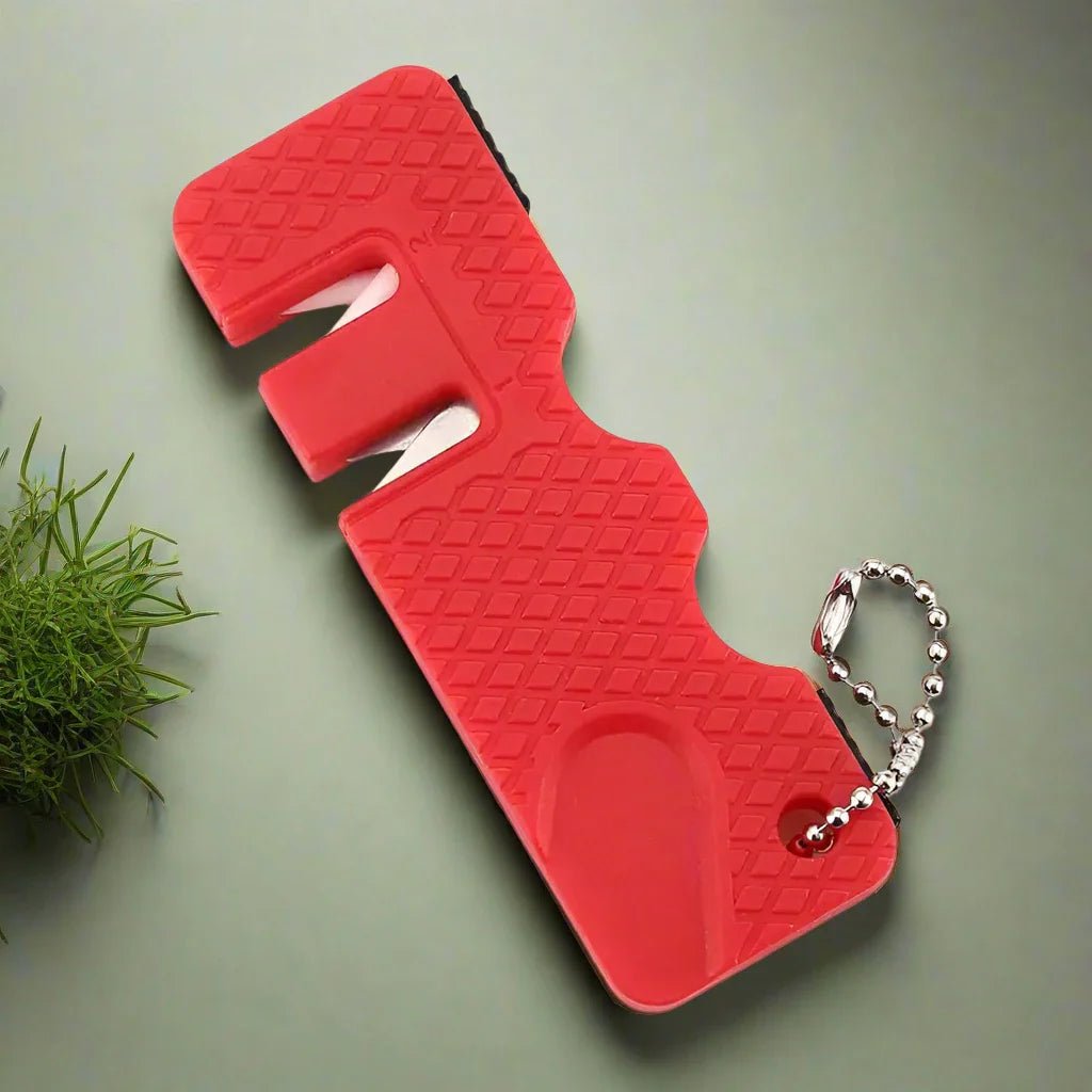 MiniOutdoorsKnifeSharpener™ - Rouge - Expériences en plein air