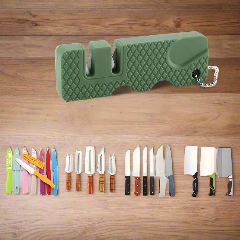MiniOutdoorsKnifeSharpener™ - Vert - Expériences en plein air