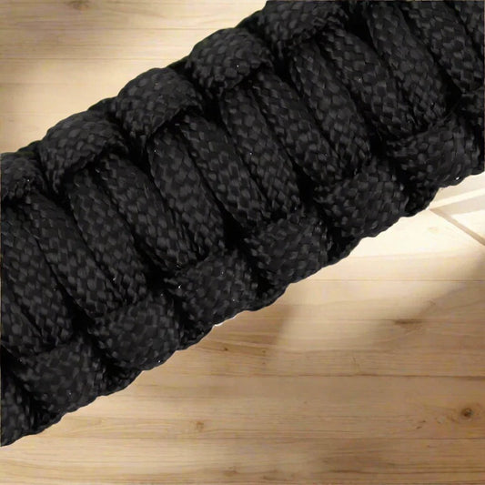 ParacordSurvivalBracelet™ - Noir - Expériences en plein air